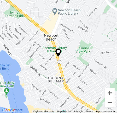 Map of Drift Salon Location in Corona del Mar Open Drift Salon's Map Location in Google Maps